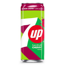 7UP CHERRY SANS SUCRES 33CL