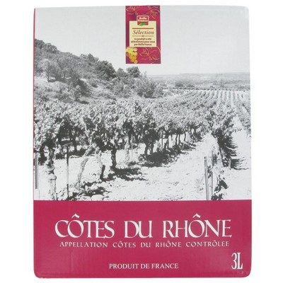COTES DU RHONE ROUGE AOC 3L BELLE FRANCE