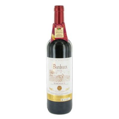 VIN BORDEAUX ROUGE AOC 75CL BELLE FRANCE