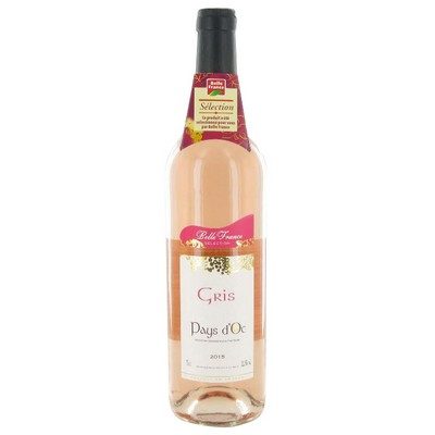 VIN GRIS ROSÉ PAYS OC 12.5° 75CL BELLE FRANCE