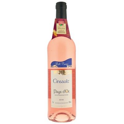 VIN ROSE CINSAULT 12.5° 75CL BELLE FRANCE