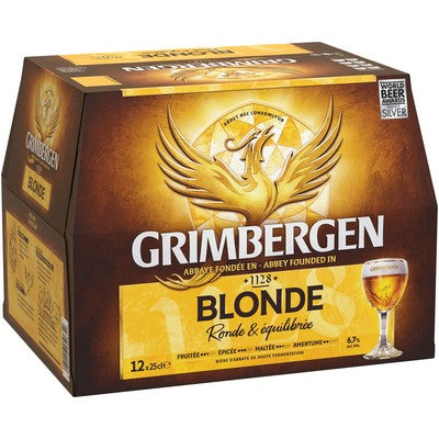 BIÈRE BLONDE 6.7° 12X25CL