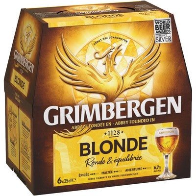 BIERE BLONDE 6.7° 6X25CL