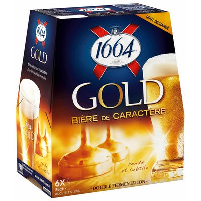 BIERE BLONDE GOLD 6.1° 6X25CL