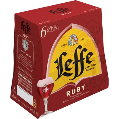 BIERE RUBY 5° 6X25CL