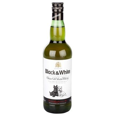 BLACK & WHITE WHISKY 40° 70CL