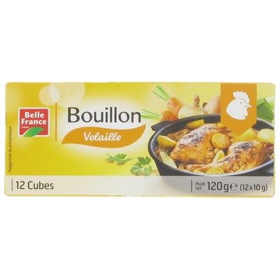 BOUILLON DE VOLAILLE X12 CUBES 120G