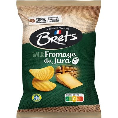 CHIPS AU FROMAGE DU JURA 125G BRETS