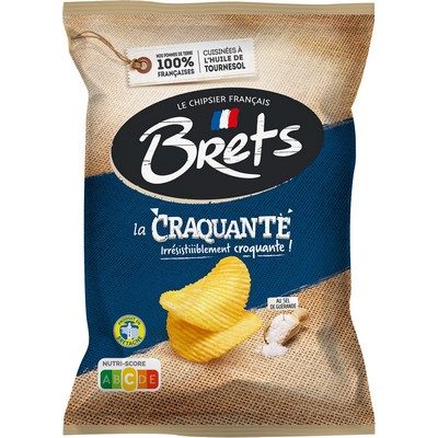 CHIPS LA CRAQUANTE IRRESISTIBLE 125G BRETS