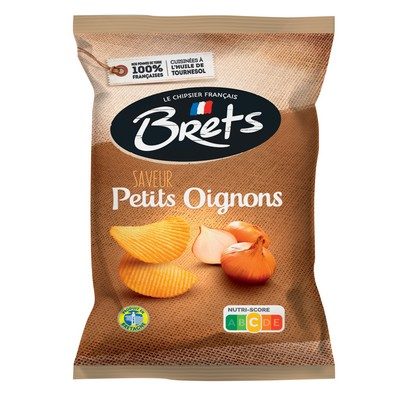 CHIPS SAVEUR PETITS OIGNONS 125G BRETS