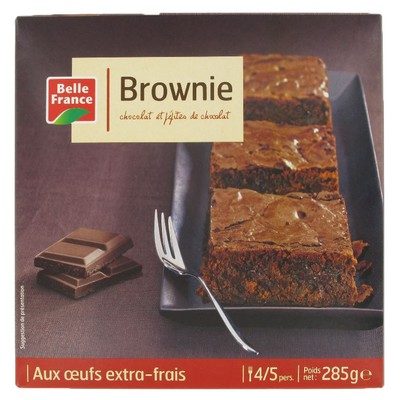 BROWNIE PÉPITES DE CHOCOLAT 285G