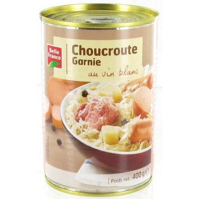 CHOUCROUTE GARNIE AU VIN BLANC 400G
