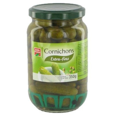 CORNICHONS EXTRA FINS 350G