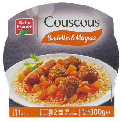 COUSCOUS BOULETTES/MERGUEZ 300G BELLE FRANCE