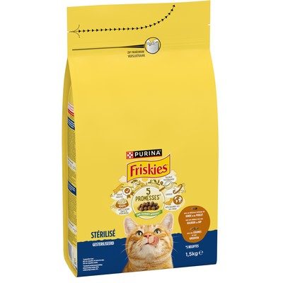 CROQUETTES CHAT STÉRILISE DINDE 1.5KG