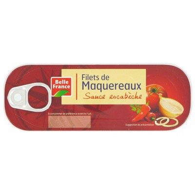 FILETS MAQUEREAUX SAUCE ESCABÈ 169G