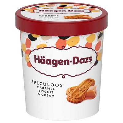HAAGENDAZS GLACE CARAMEL SPECULOOS CREAM 460ML