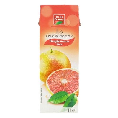JUS DE PAMPLEMOUSSE ROSE 1L