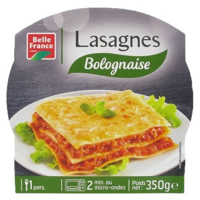 LASAGNE BOLOGNAISE 350G