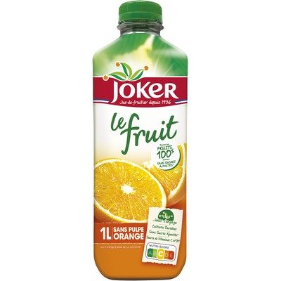 LE FRUIT JUS ORANGE SS PULPE 1L