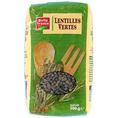 LENTILLES VERTES 500G