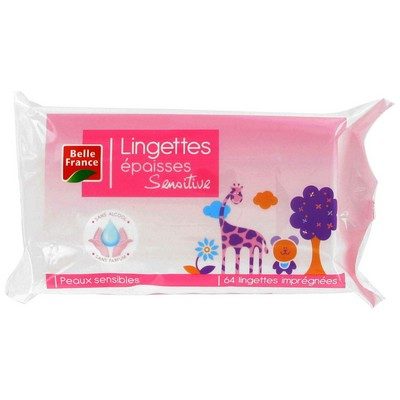 LINGETTES SENSITIVE BÉBÉ X64