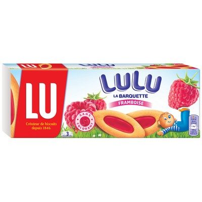 LULU BISCUITS BARQUETTE FRAMBO 120G