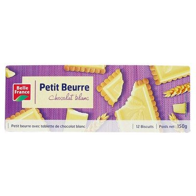 PETIT BEURRE CHOCOLAT BLANC 150G