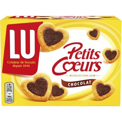 PETITS COEURS AU CHOCOLAT 125G