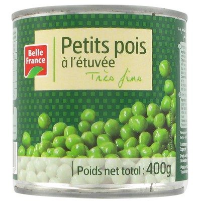 PETITS POIS ETUVEE TRES FINS 1/2