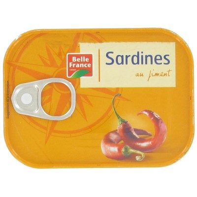 SARDINES AU PIMENT 95G