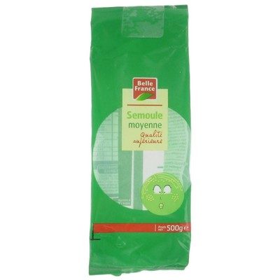 SEMOULE MOYENNE QUALITÉ SUPÉRI 500G