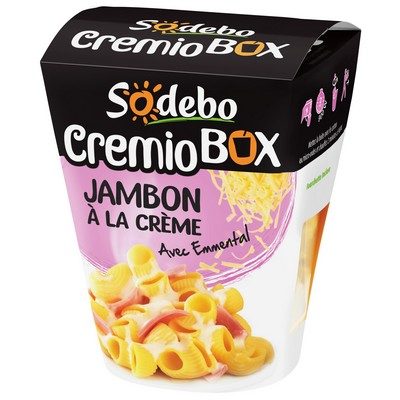 SODEBO PASTABOX JAMBON CRÈME EMMENT. 280G